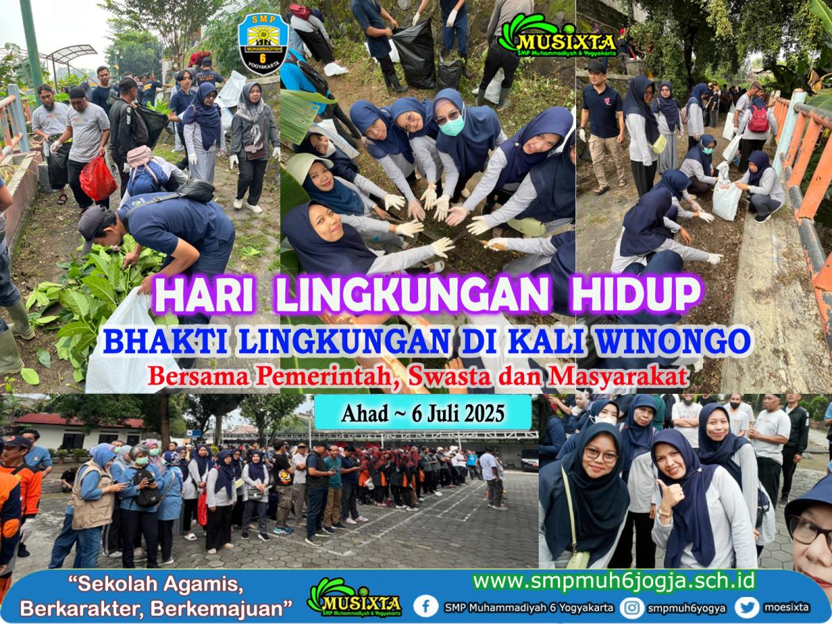 Bakti Lingkungan di Kali Winongo Yogyakarta