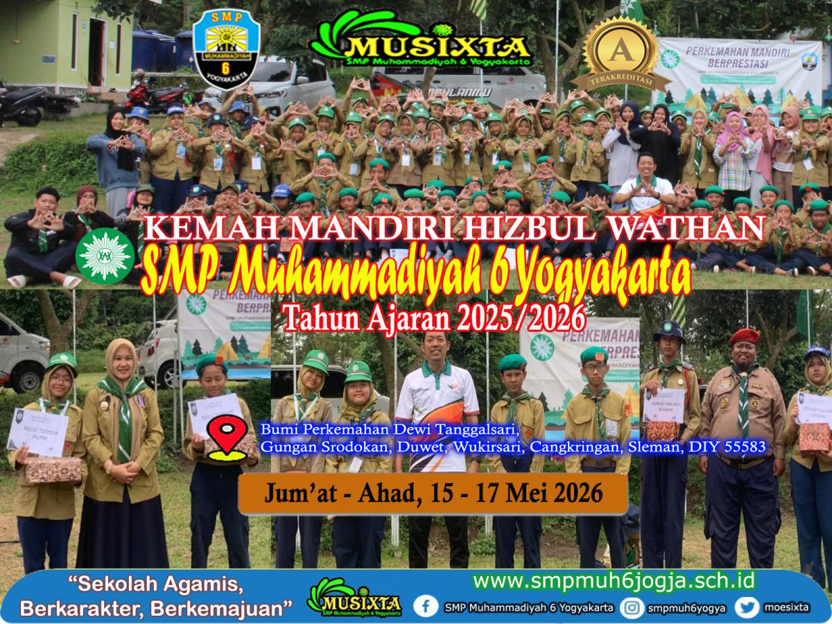 KEMAH HW Qobilah Aris Munandar – Ummu Sulaiman Tahun 2026 : Perkemahan Mandiri Berprestasi