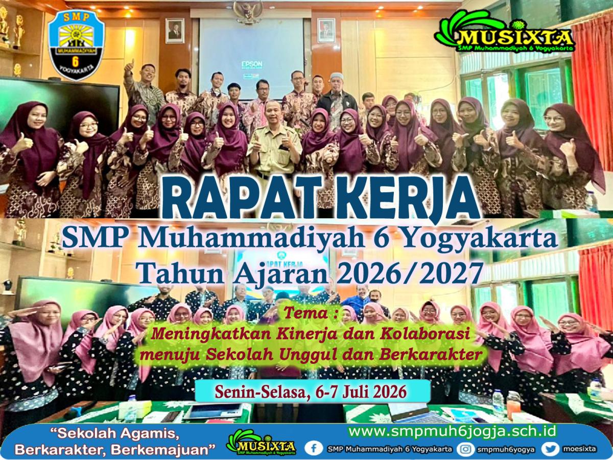 Rapat Kerja Tahun Ajaran 2026/2027 : Penyusunan Program Kerja 1 Tahun Mendatang