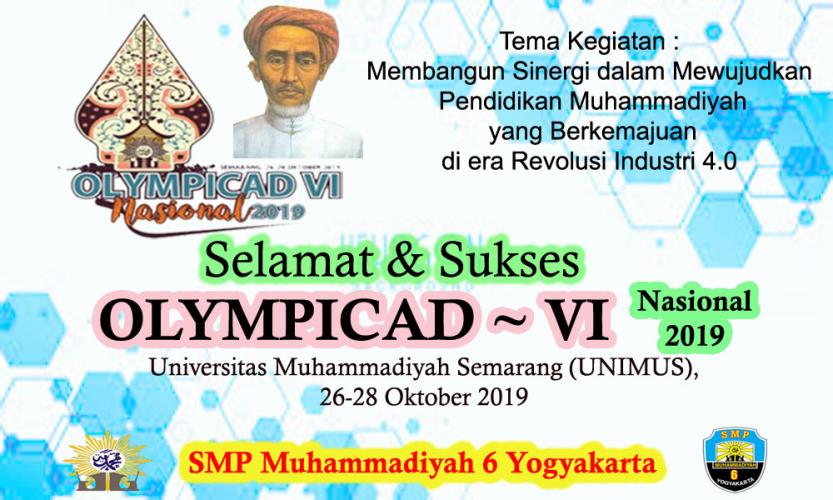 Selamat dan Sukses OlympicAD ke VI Universitas Muhammadiyah Semarang 26-28 Oktober 2019