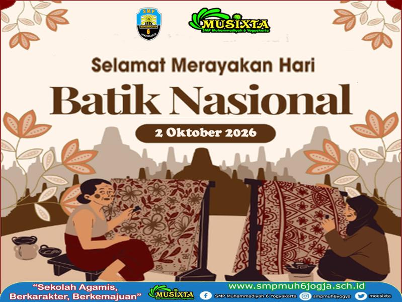 Selamat Hari BATIK Nasional - Kamis 2 Oktober 2026